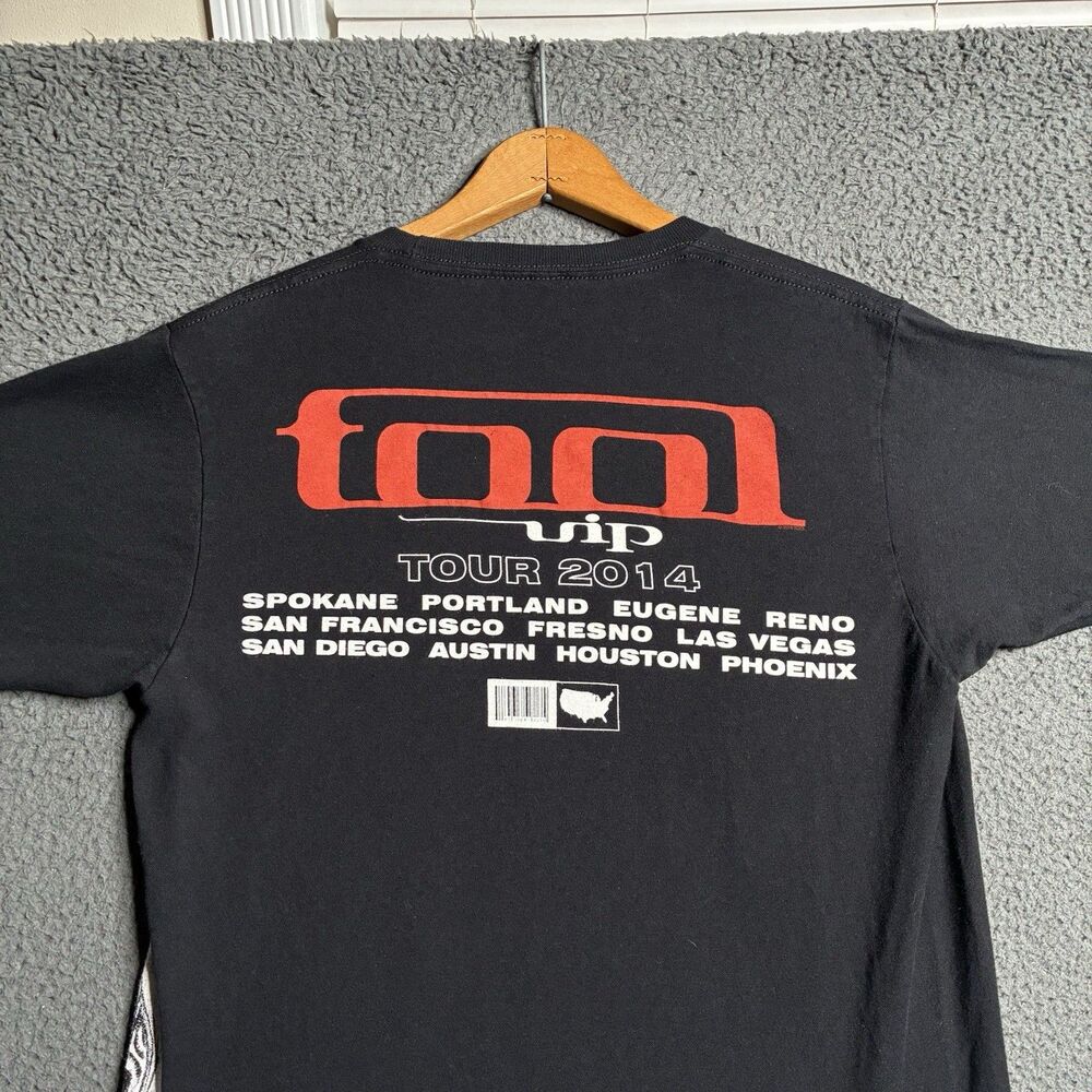 2014 VIP Tour Tool T-Shirt Progressive Metal Band Shirt Men's Tee Small - Picture 5 of 11